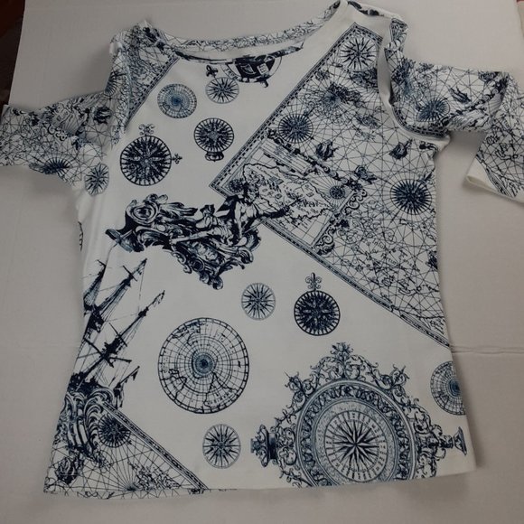 Talbot's Large Compass Top (can bundle 3/30) - Picture 2 of 5